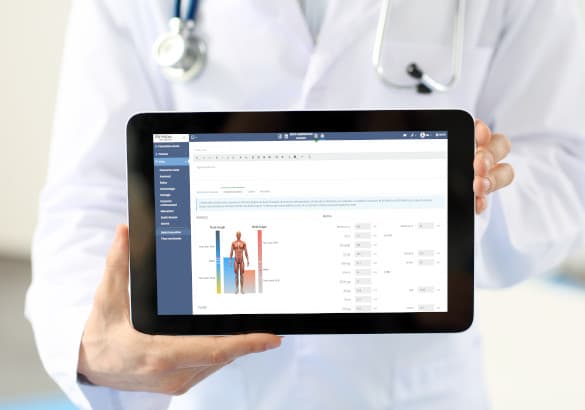 Software analisi della composizione corporea - Software Keyson